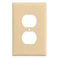 Eaton Wiring Devices Wall Plate Mid-Siz 1Gang Ivory PJ8V